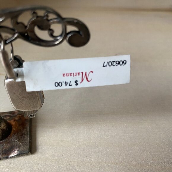 NWT Mariana Emerald Cut Clear Swarovski Crystal Silver Plated Leverback Earrings - Picture 9 of 13